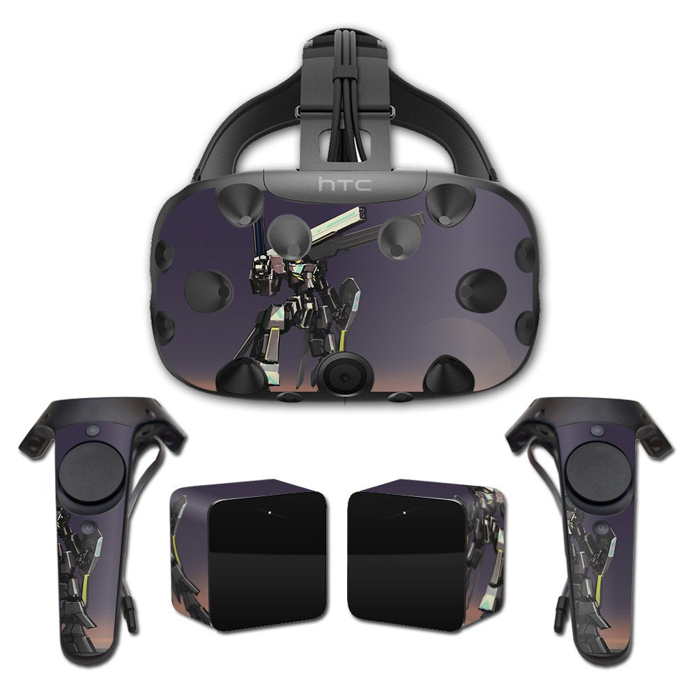 MightySkins Skin Compatible With HTC Vive Full Coverage - Teal Steel | Protective, Durable, and Unique Vinyl Decal wrap cover |