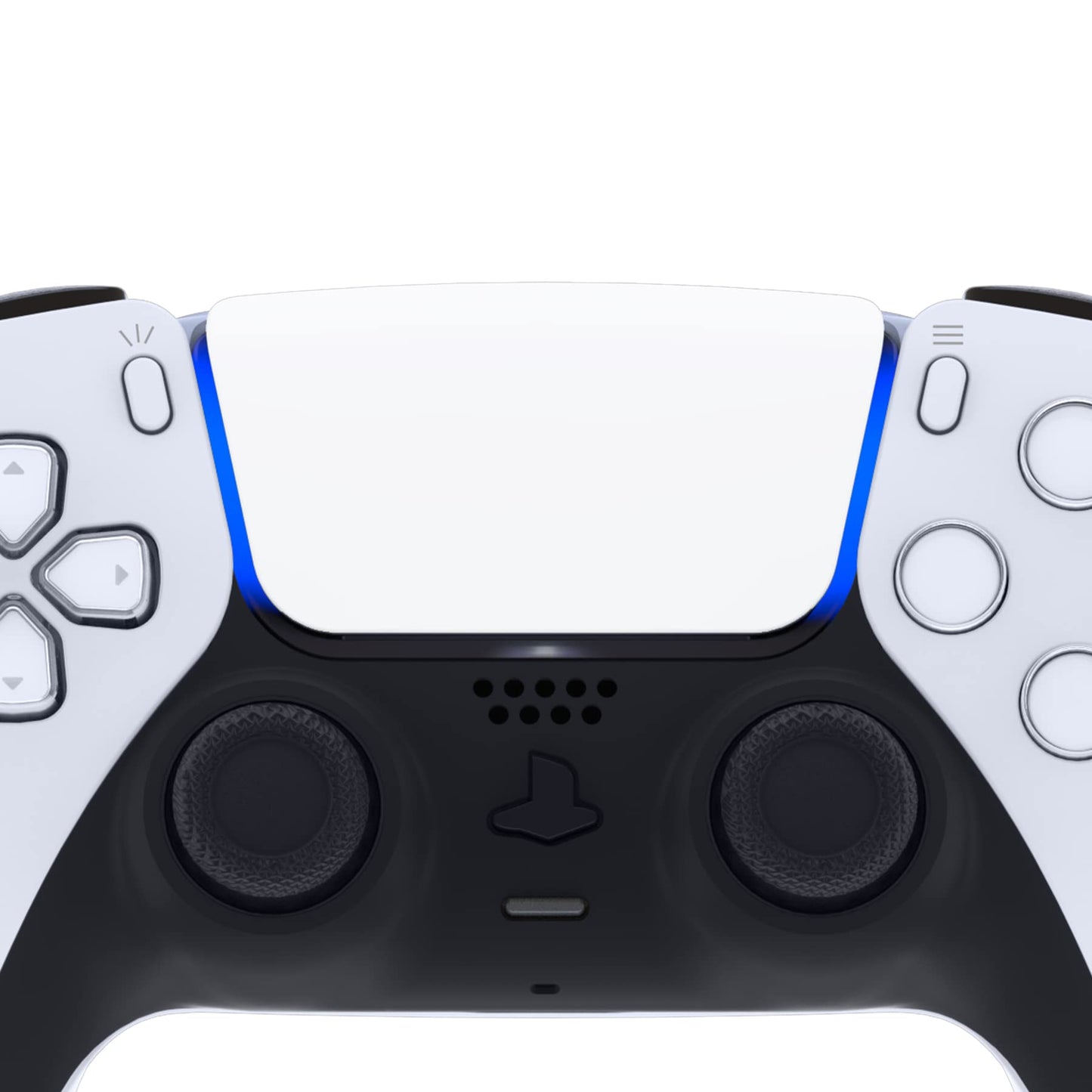 eXtremeRate Replacement Touchpad Cover for PS5 Controller - Custom White, Compatible with BDM-010/020/030/040/050 Models