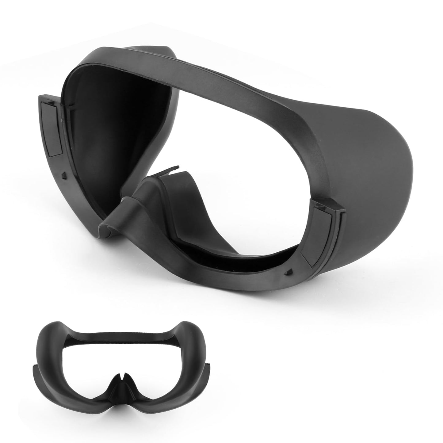 Full Light Blocker for Quest Pro Silicone Facial Interface Magnetically Attaches for Quest Pro VR Face Cover Accessories Protectivecase