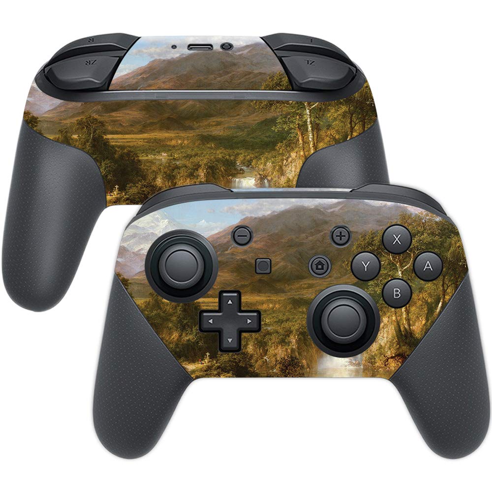 MightySkins Skin Compatible with Nintendo Switch Pro Controller - Heart of The Andes | Protective, Durable, and Unique Vinyl wra