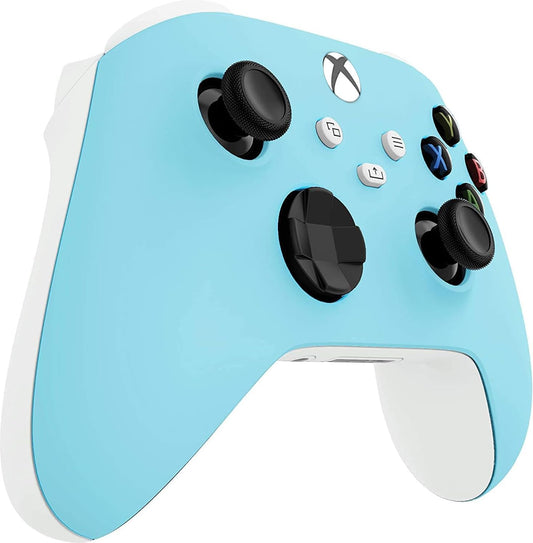 Custom Controllerzz Wireless Controller for Xbox Series X/S & One - Soft Touch Feel, X/S Baby Blue