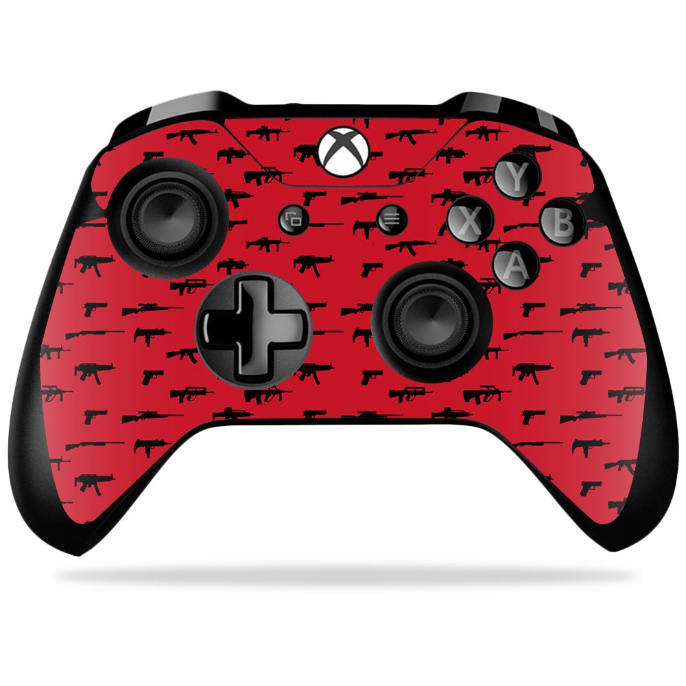 MightySkins Skin Compatible with Microsoft Xbox One X Controller - Guns | Protective Durable and Unique Vinyl Decal wrap Cover | Easy to Apply Remove and Change Styles | Made in The USA