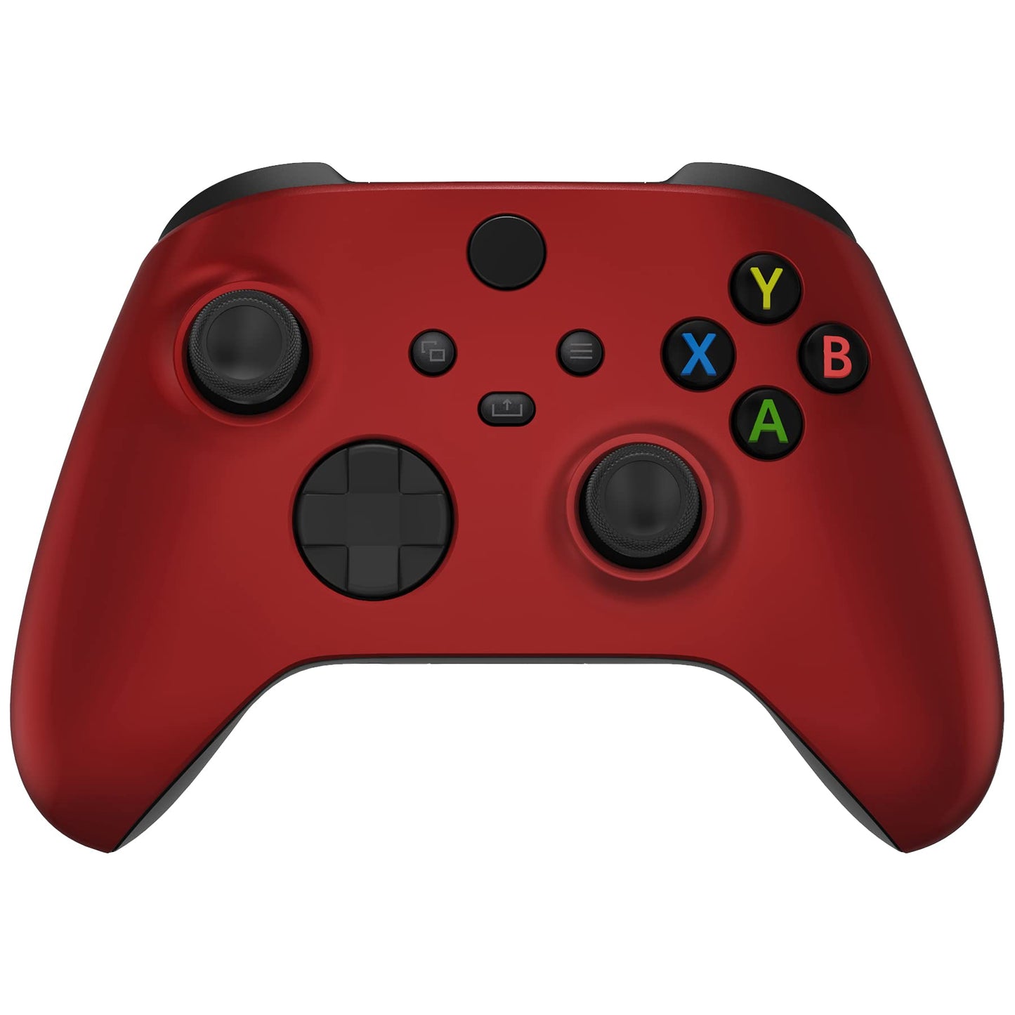 eXtremeRate Scarlet Red Replacement Shell for Xbox Series X & S Controller - Personalized Upgrade - Soft Touch Grip Custom Gamin