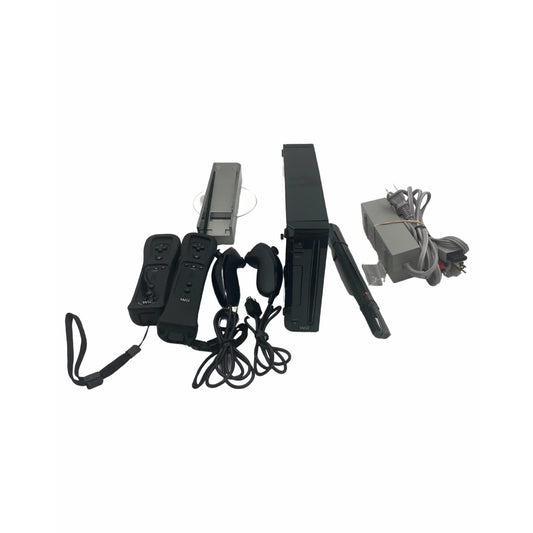 Nintendo Wii Console - Black - Classic Gaming System for Family Fun