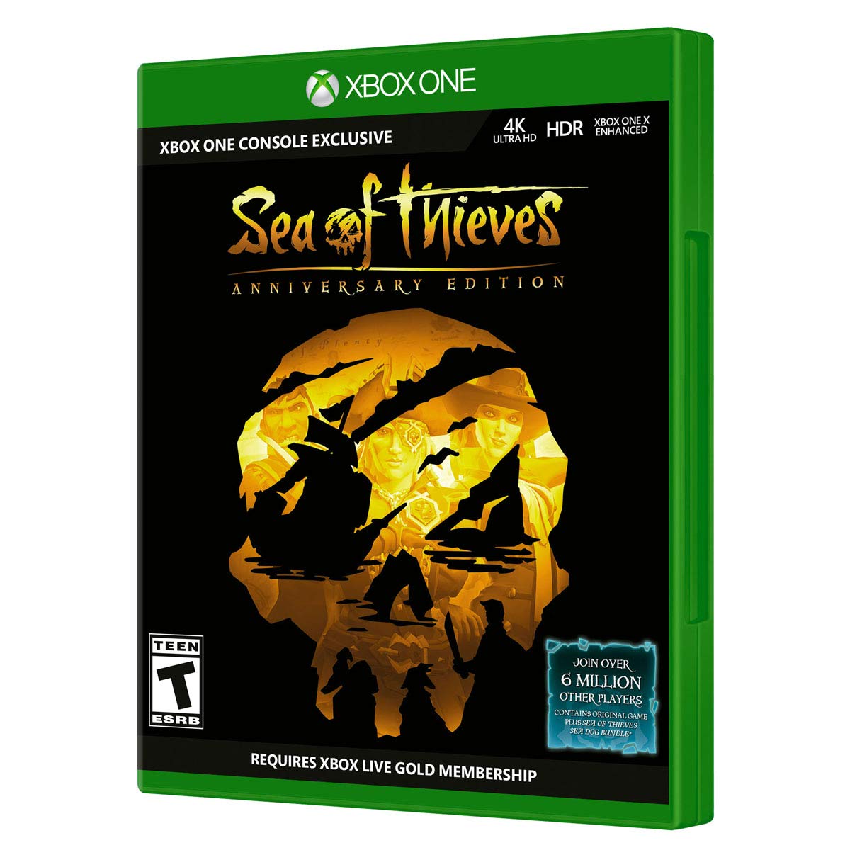 Xbox Sea of Thieves: Anniversary Edition – Xbox One, Model GM6-00025, Action Adventure Game