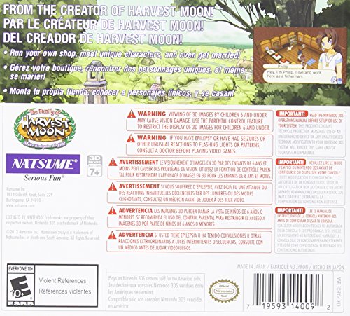 Solutions 2 Go Hometown Story - Nintendo 3DS Game, Model 14009, Engaging Gameplay