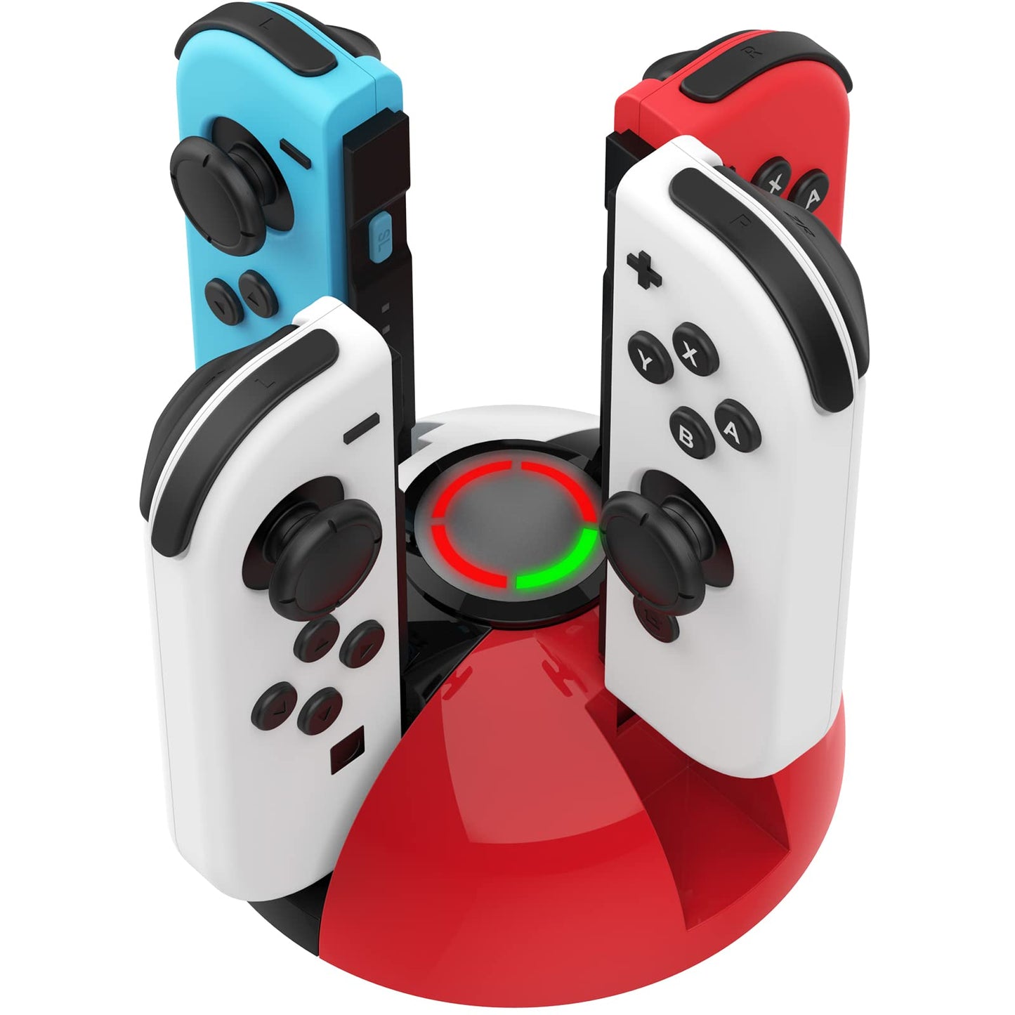 HEIYING Switch Controller Charging Dock for Nintendo Switch/OLED Joy-Con Controller, Joy-Con Charger Stand Station with LED Indi