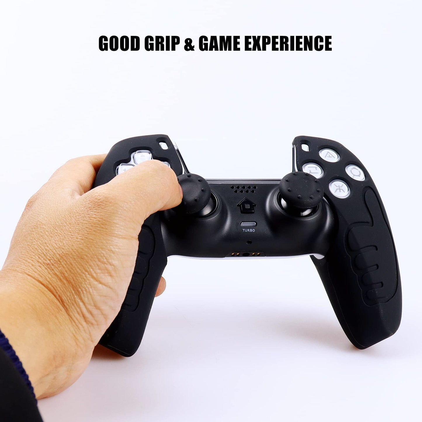 Oiokew Silicone Skin Cover for PS5 Controller - Anti-Slip Case with 10 Joystick Grips - PS5 Controller #10