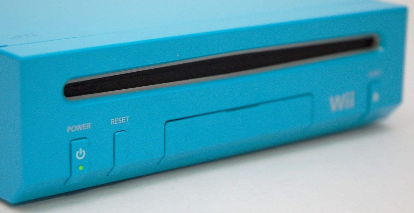 Nintendo Wii special edition Blue Video Game Console (refurbished)