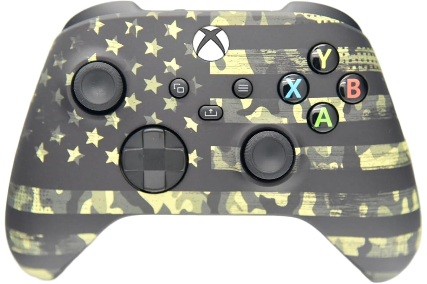 ProControllers LLC Wireless Custom Controller Compatible with PC Windows 10+ Series X/S & One (Series X/S Camo Flag)