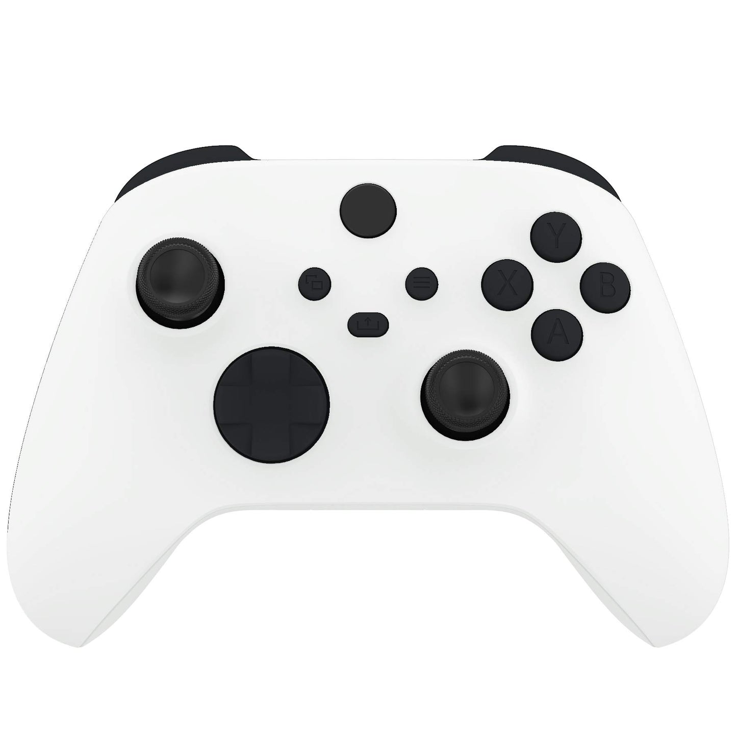 eXtremeRate Replacement Buttons for Xbox Series X & S Controller, Black Custom Repair Kit LB RB LT RT Bumpers Trigers Dpad ABXY