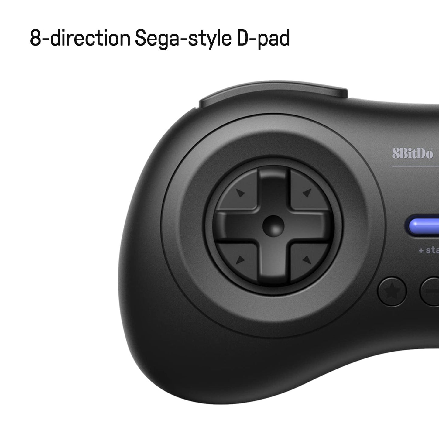 8Bitdo M30 Wireless Bluetooth Controller for Switch, PC, Mac, Android - Retro Gamepad in Black