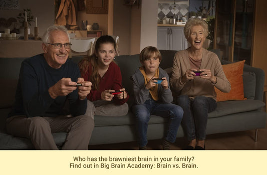 Nintendo Big Brain Academy: Brain vs Brain (Switch, European Version) - Model 10007301, Color: Black