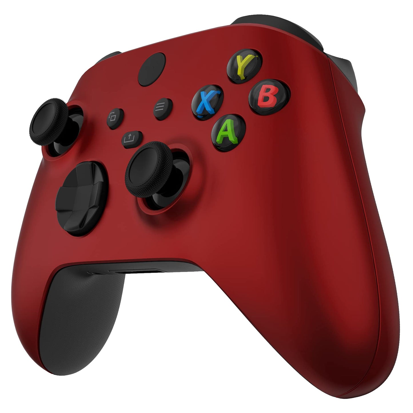 eXtremeRate Side Rails Grips for Xbox Series X & S - Scarlet Red Soft Touch Cover, Model ZX3P303