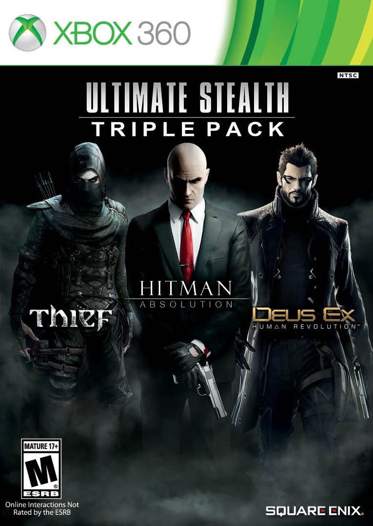 Ultimate Stealth Triple Pack (Thief Hitman: Absolution Deus Ex: Human Revolution)- Xbox 360