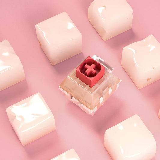 DRAOZA Kailh Box Pudding Switches - RGB SMD 5 Pin, Waterproof, 36PCS for MX Mechanical Gaming Keyboards, Compatible with Cherry MX