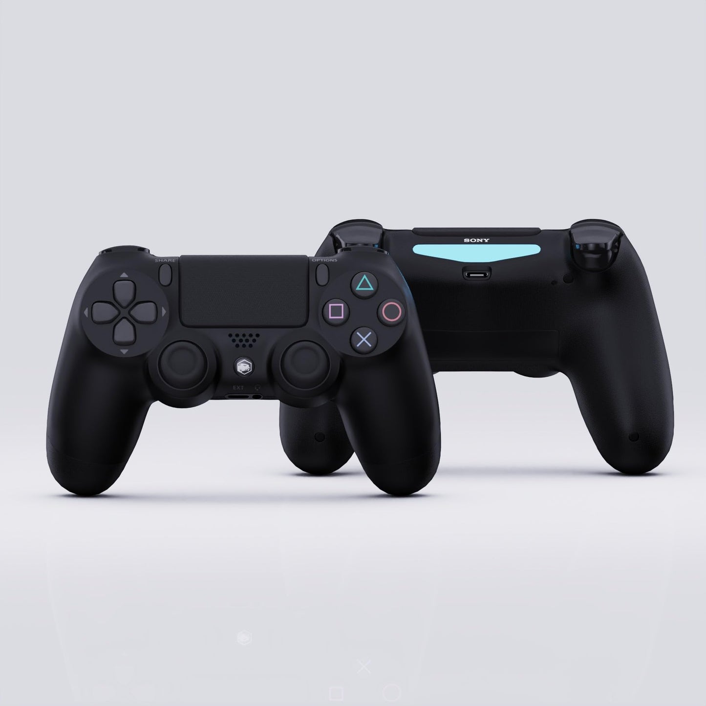Battle Beaver Super Stock Controller for PS4 with Rumbles In, TMR, USB-C Upgrade, Carrying Case Black