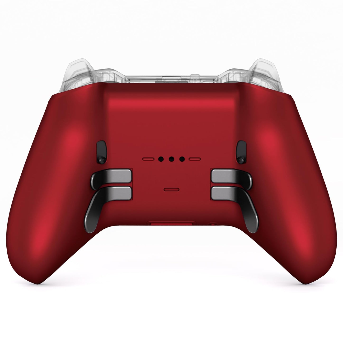 eXtremeRate Replacement Bottom Shell Case for Xbox Elite Series 2 Controller Custom Scarlet Red Back Housing Cover for Xbox Elite Series 2 Core Wireless Controller Model 1797