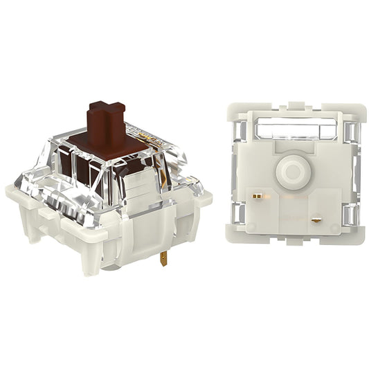 DRAOZA Gateron Pro 2.0 Mechanical Keyboard Switches, 108pcs Prelubricated RGB, Brown, Red, Yellow, 3-Pin Compatible