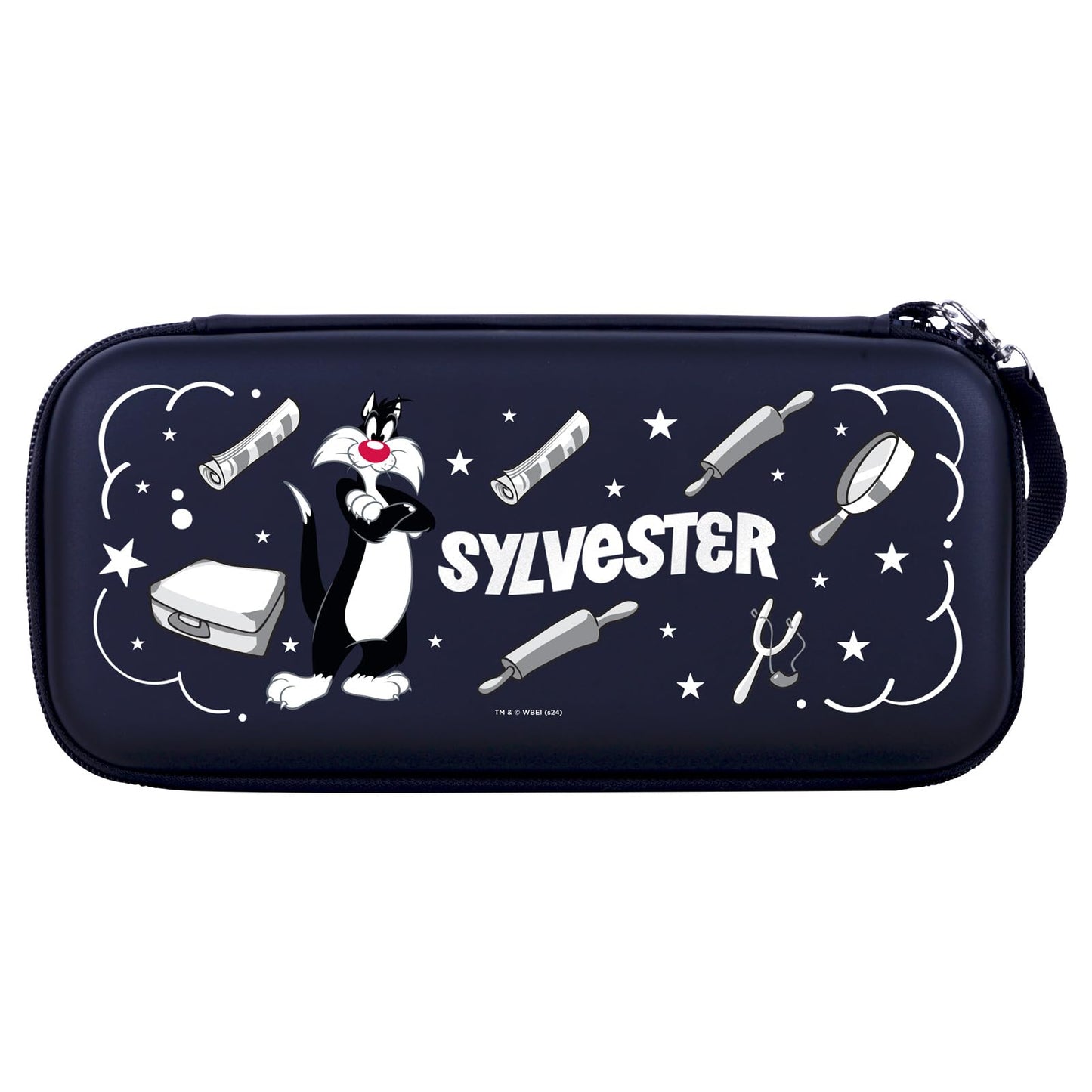 Head Case Designs Officially Licensed Looney Tunes Sylvester The Cat Character Icons Hard Storage Travel Carry Case Compatible With Nintendo Switch