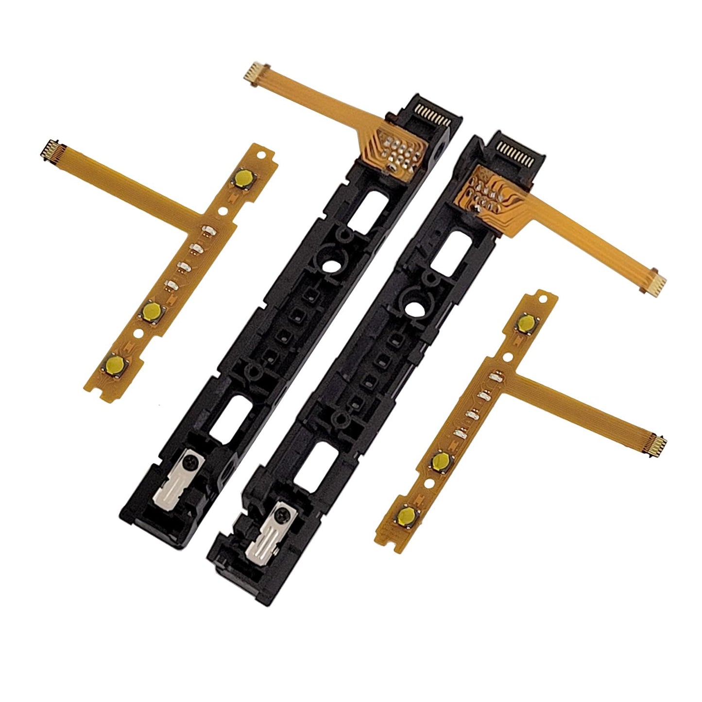 Auto-plaza Joycon Slide Rail Left & Right with Sensor Flex Cable Compatible with Nintendo Switch Joycon Controller Slider Rail S