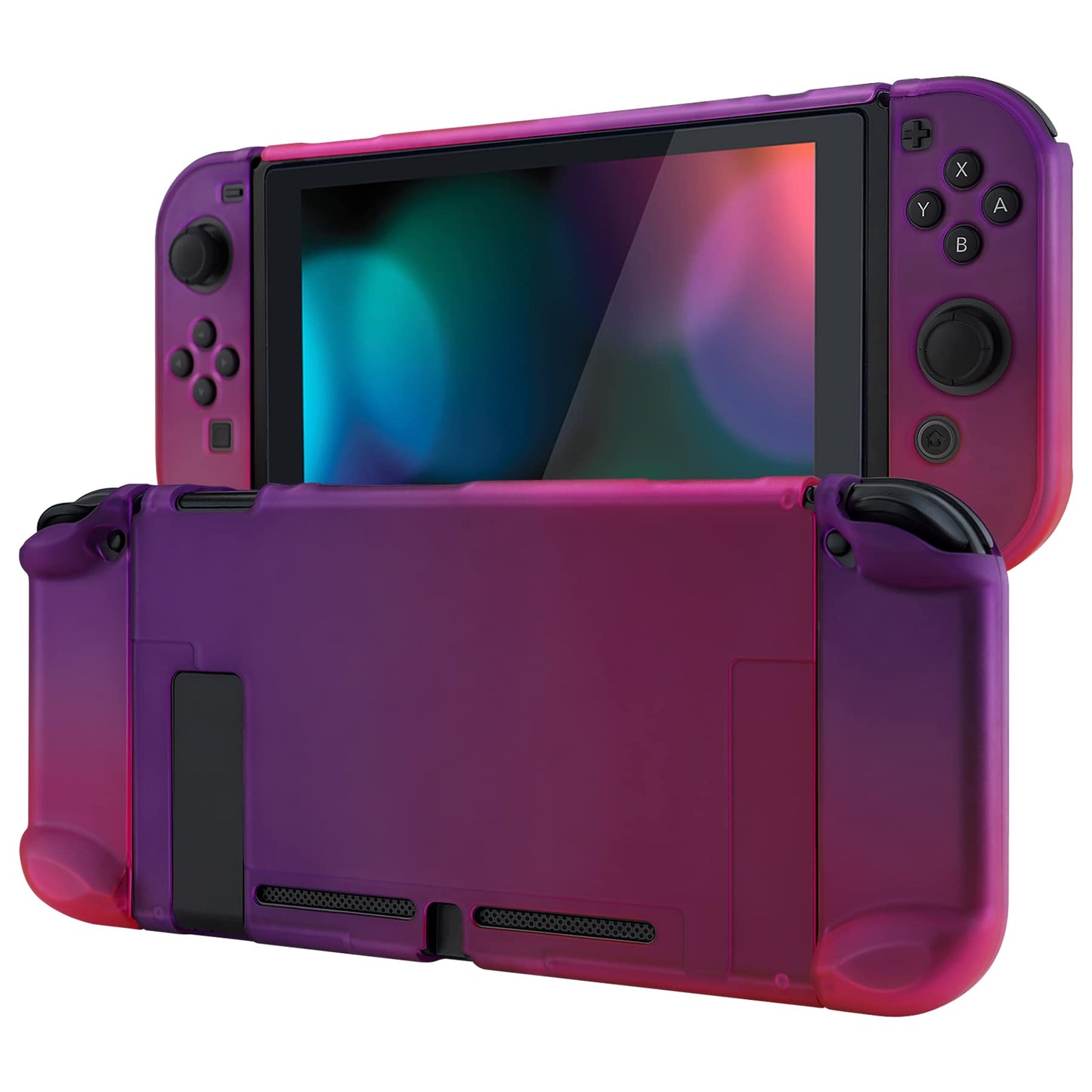 eXtremeRate PlayVital Unique Cover for Nintendo Switch, Protective Case Protector for Switch - Shock-absorbent Anti-Scratch Dock