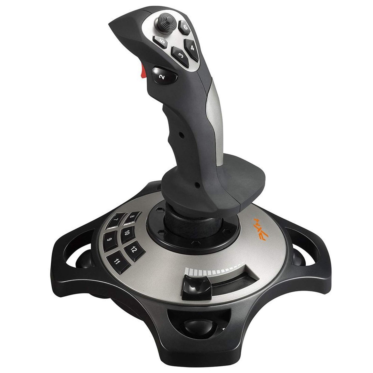 PC Joystick USB Gaming Flight Simulator Game Controller with Vibration Function and Throttle Control PXN 2113 Wired Gamepad Flight Sim Stick for Windows PC/Computer
