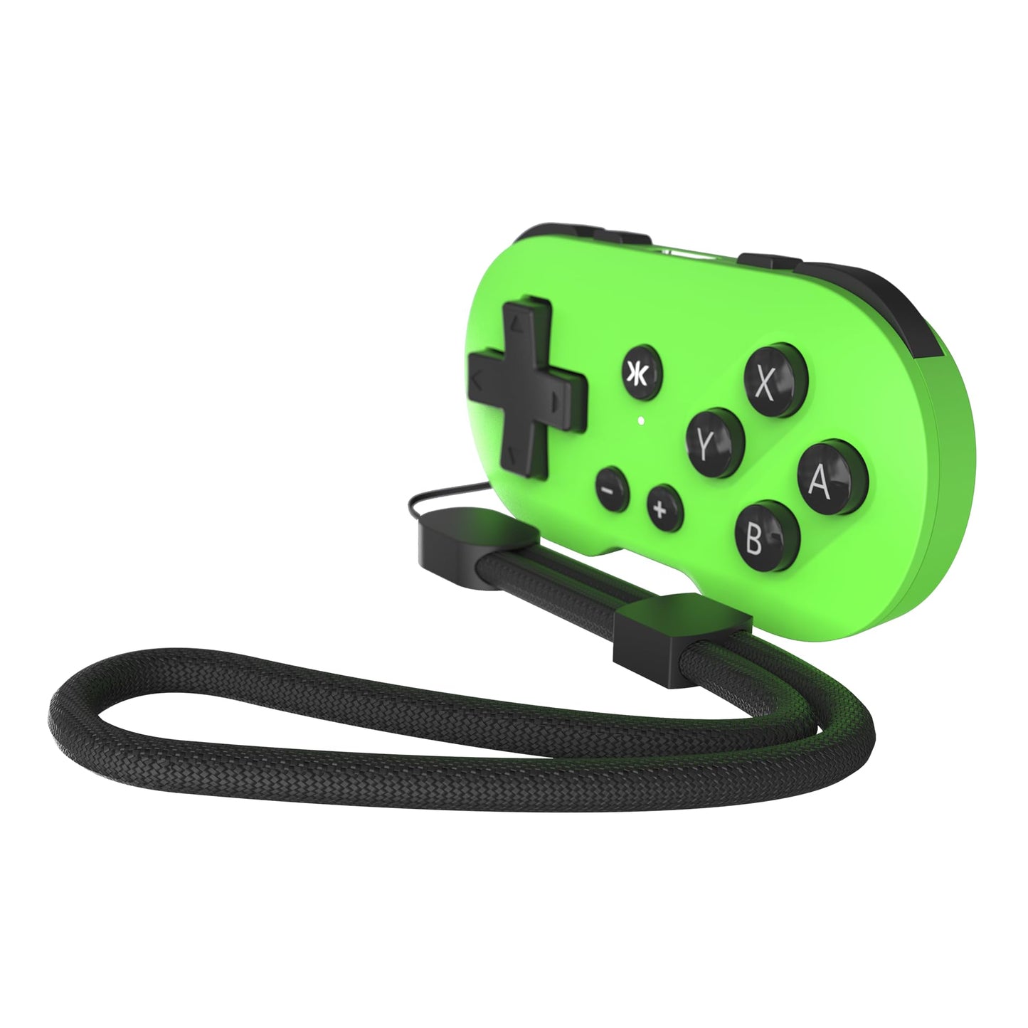 CRKD Collectible Keychain Controller for Nintendo Switch, PC, Mac, Mobile - Mini, Leaf Green, Model 24-AT