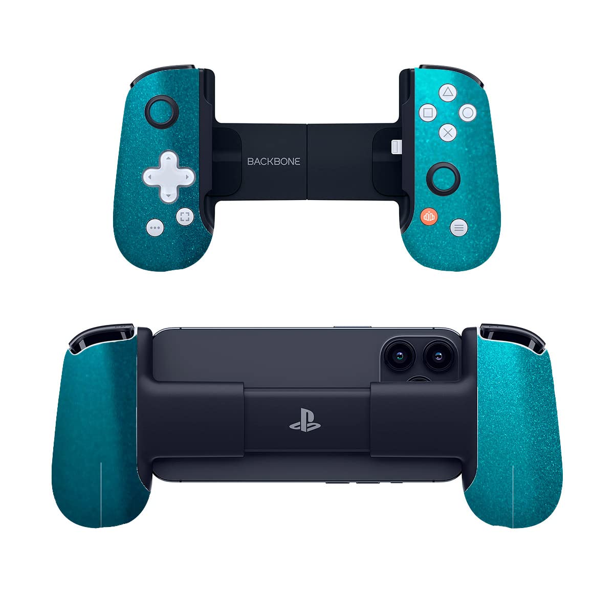 SopiGuard Sticker Skin for Backbone One Controller Full Body Wrap (Gloss Teal)