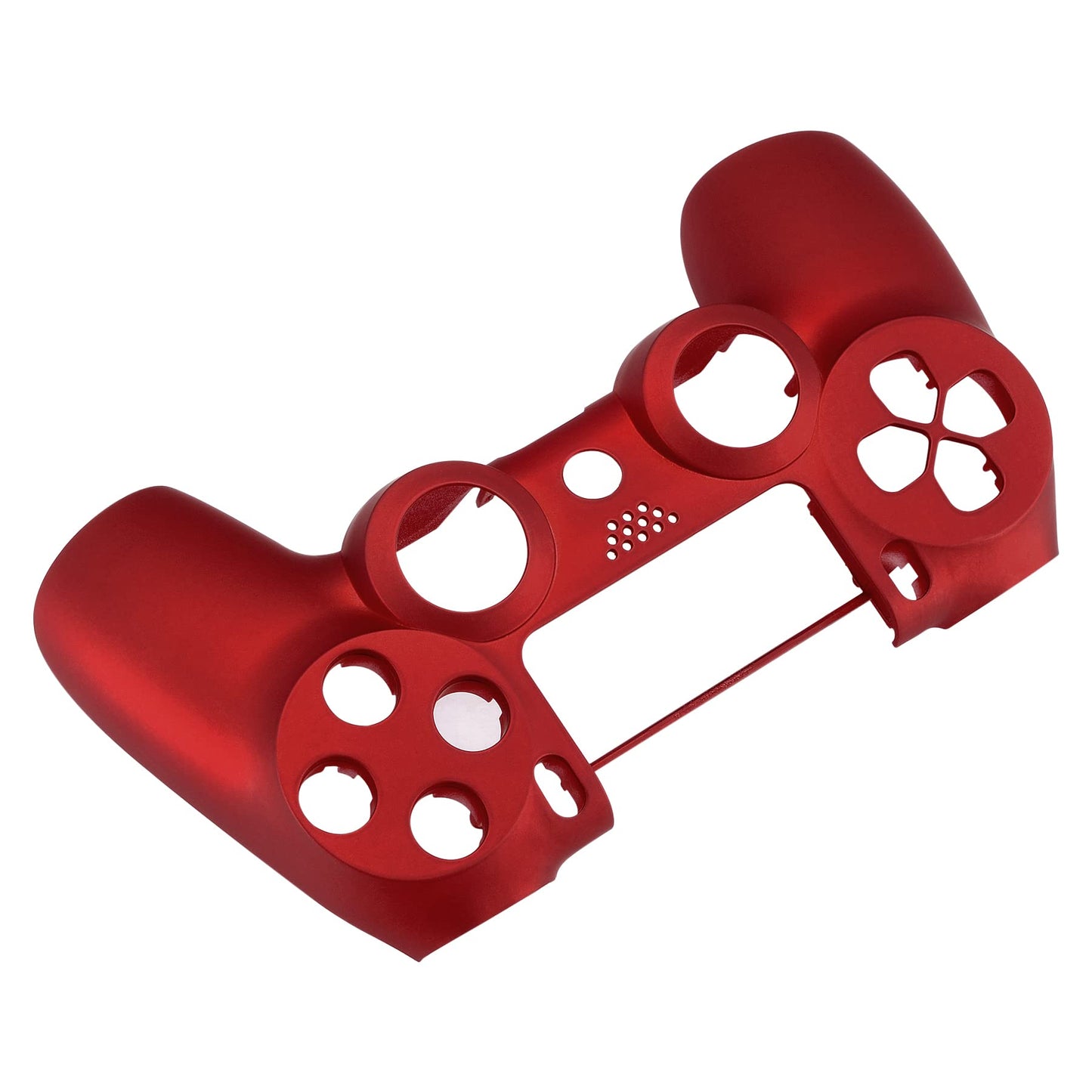 eXtremeRate Scarlet Red Custom Faceplate Shell for PS4 Slim/Pro Controller - Model SP4FX01