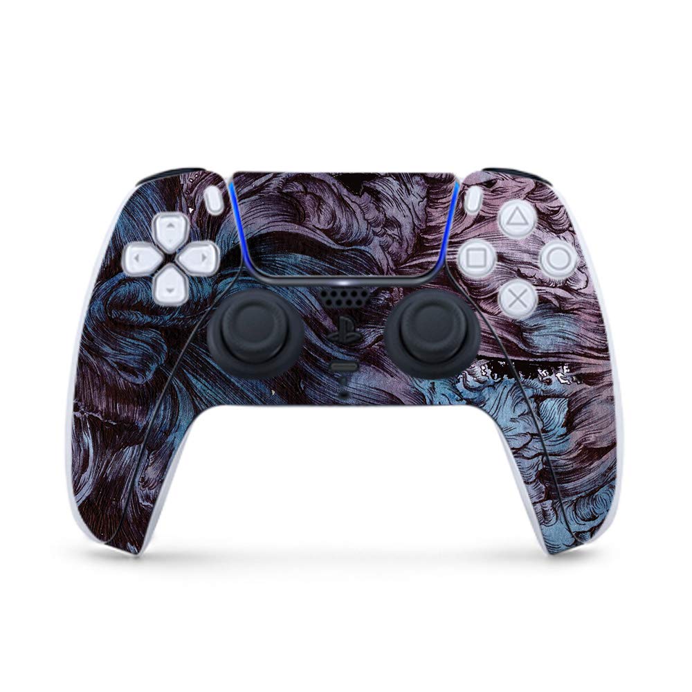 MightySkins Gaming Skin for PS5 / PlayStation 5 Controller - Angry Ripple | Protective Viny wrap | Easy to Apply and Change Style | Made in The USA