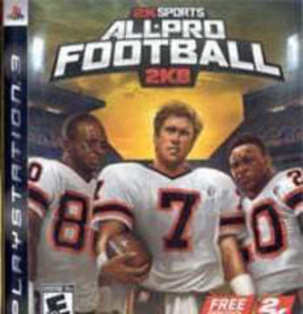 2K All Pro Football 2K8 - Playstation 3 Game Model 37160