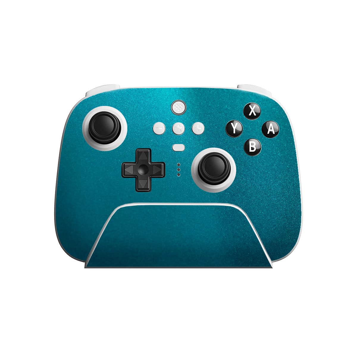 SopiGuard Sticker Skin for 8Bitdo Ultimate Wireless Controller Front and Buttons (Gloss Teal)