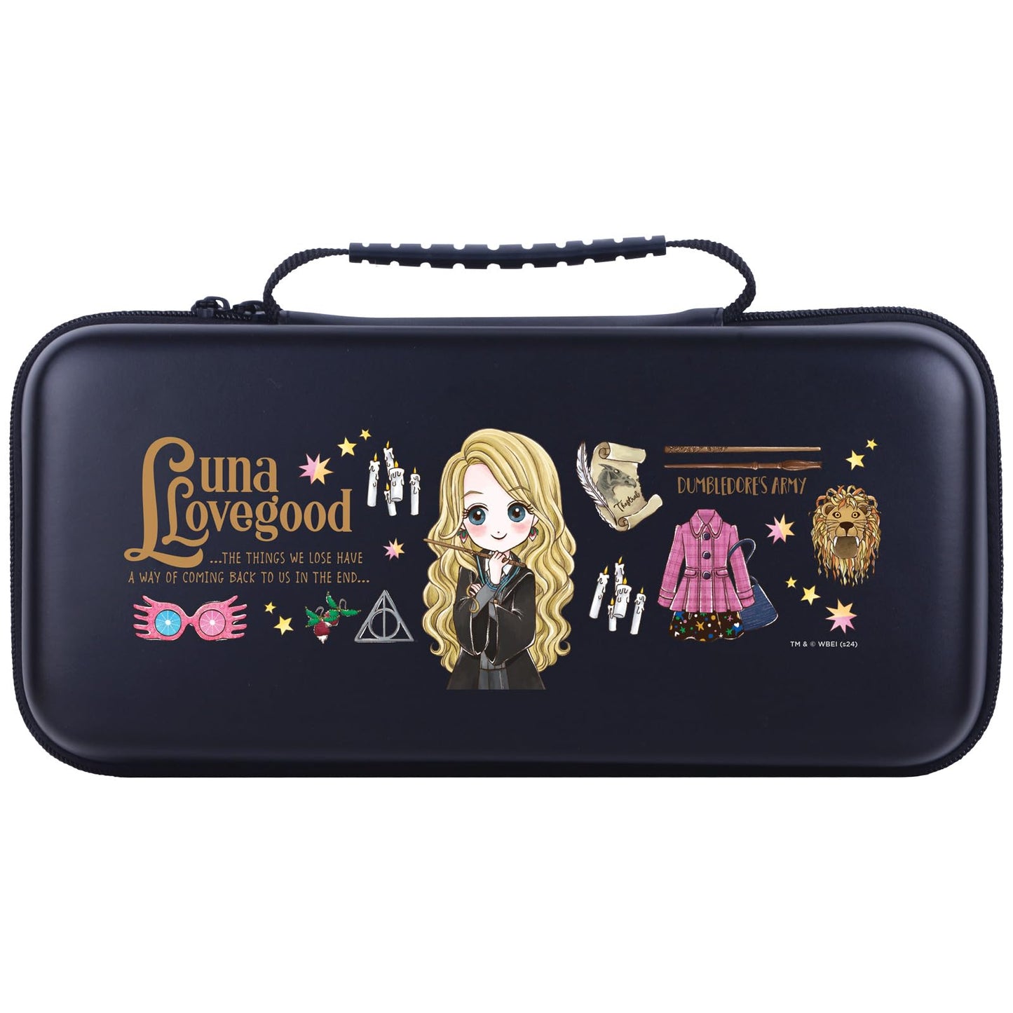 Head Case Designs Officially Licensed Harry Potter Luna Lovegood Badges And Characters Hard Storage Travel Carry Case Compatible With Legion Go