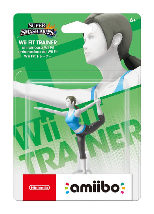 Nintendo Wii Fit Trainer amiibo - Japan Import, Super Smash Bros Series, Plastic, Model 4902370522327, Color: Wii Fit Trainer
