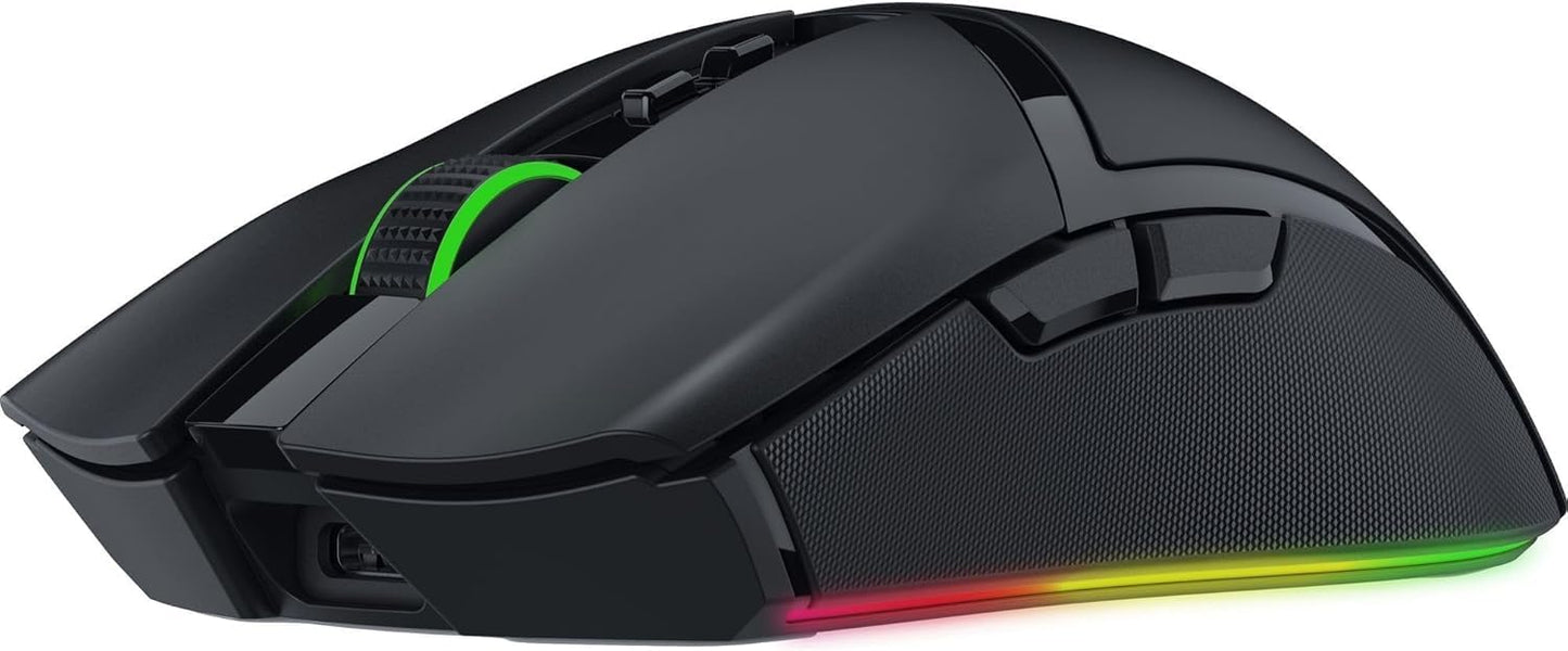 Razer Cobra Pro Wireless Gaming Mouse - 30K Optical Sensor, Chroma RGB, 10 Controls, Black (Renewed)