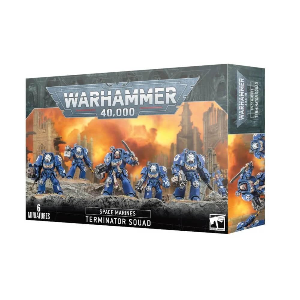 Games Workshop Warhammer 40,000 Space Marines Terminator Squad 2023 Edition One Size Plastic R.blue Model 48-90