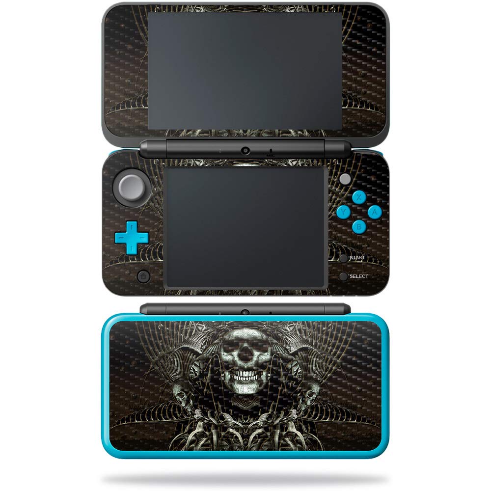 MightySkins Carbon Fiber Skin for Nintendo New 2DS XL - Corgi Kawaii | Protective Durable Textured Carbon Fiber Finish | Easy to Apply Remove and Change Styles | Made in The USA