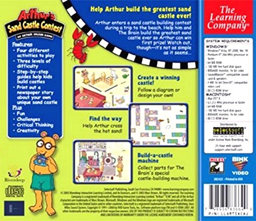 Riverdeep Arthur's Sand Castle Contest - PC/Mac Game, Model 382423