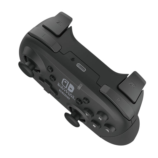 HORI Wireless HORIPAD Pro Controller for Nintendo Switch - Black, Model NSW-077U, Officially Licensed by Nintendo