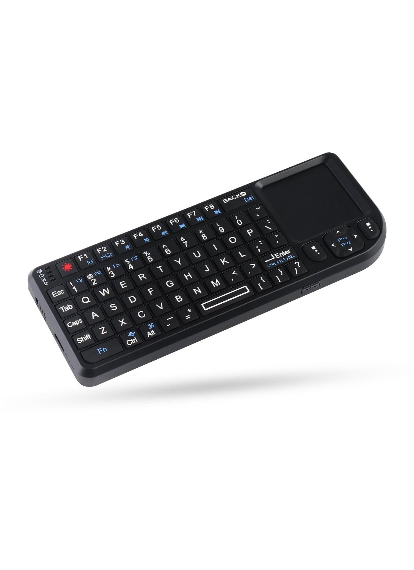 125 Keyboard with Touchpad Mouse 69 Keys USB Keyboard 3-in-1 Multifunction UKB-100-RF USB Pocket Mini Keyboard for PC/devices/TV//Smartphones