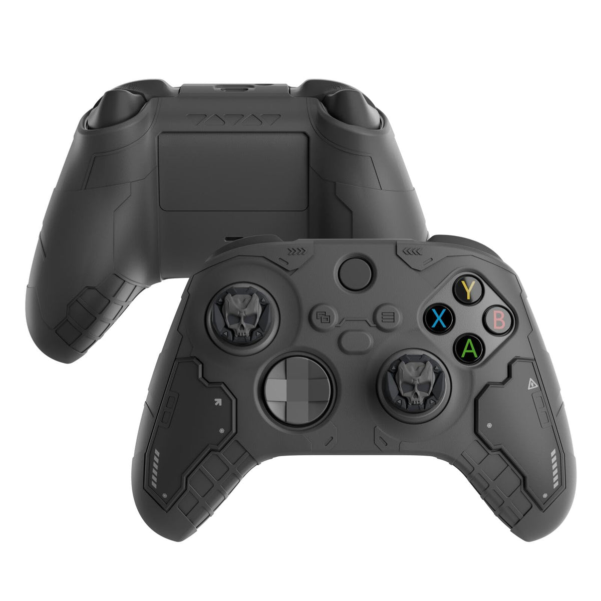 GeekShare G.S.TAC Tactical Controller Skin Grips Set Anti-Slip Silicone Protective Cover Skin Case for Xbox Series X/S Controller with 2 Thumb Grip Caps