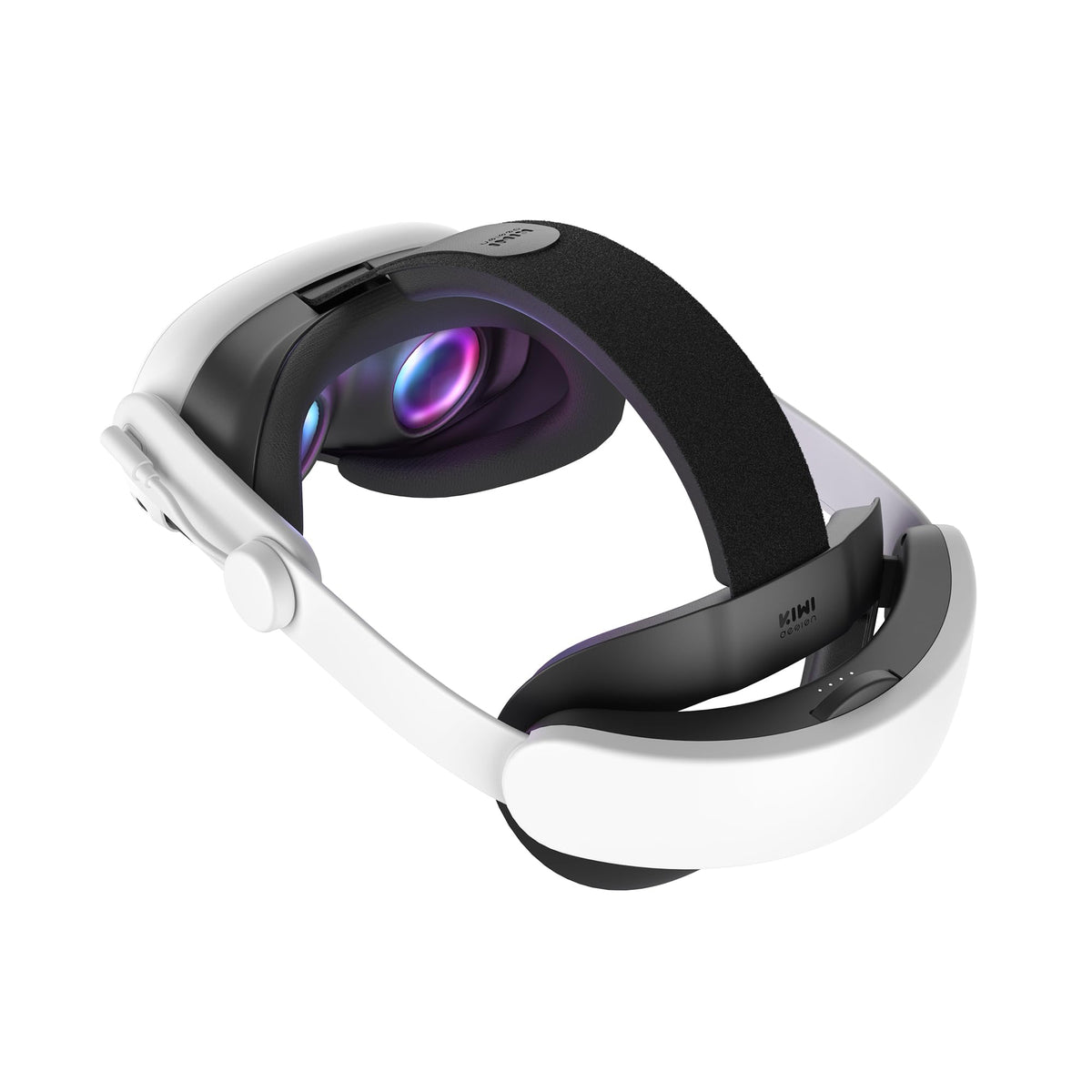 KIWI design K4 Boost Battery Head Strap for Meta Oculus Quest 3/3S Adjustable VR Headband Accessories with Dual Charge Extend Playtime & Reduce Facial Stress