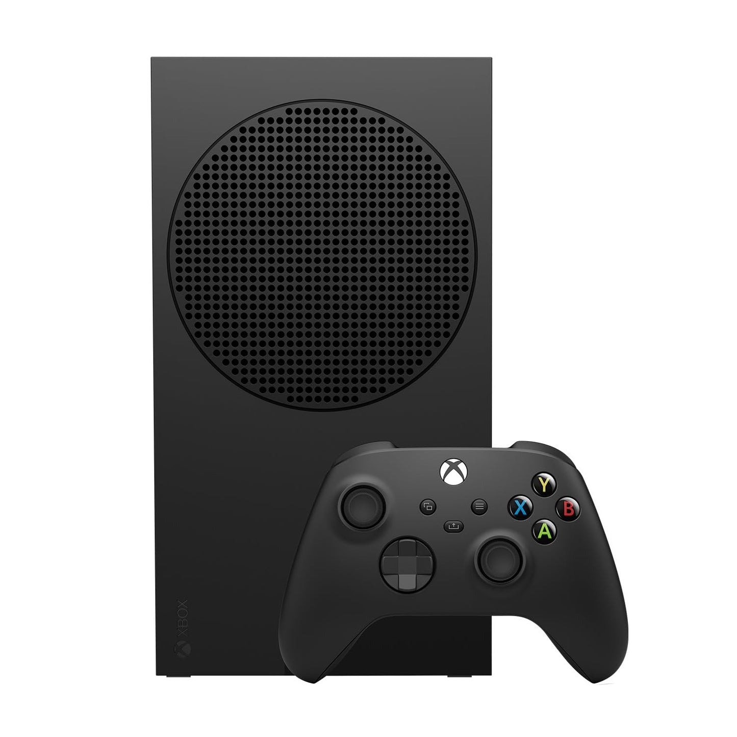 Microsoft Xbox Series S 1TB SSD Console Carbon Black - Includes Xbox Wireless Controller - Up to 120 frames per second - 10GB RAM 1TB SSD - Experience high dynamic range - Xbox Velocity Architecture (Renewed)