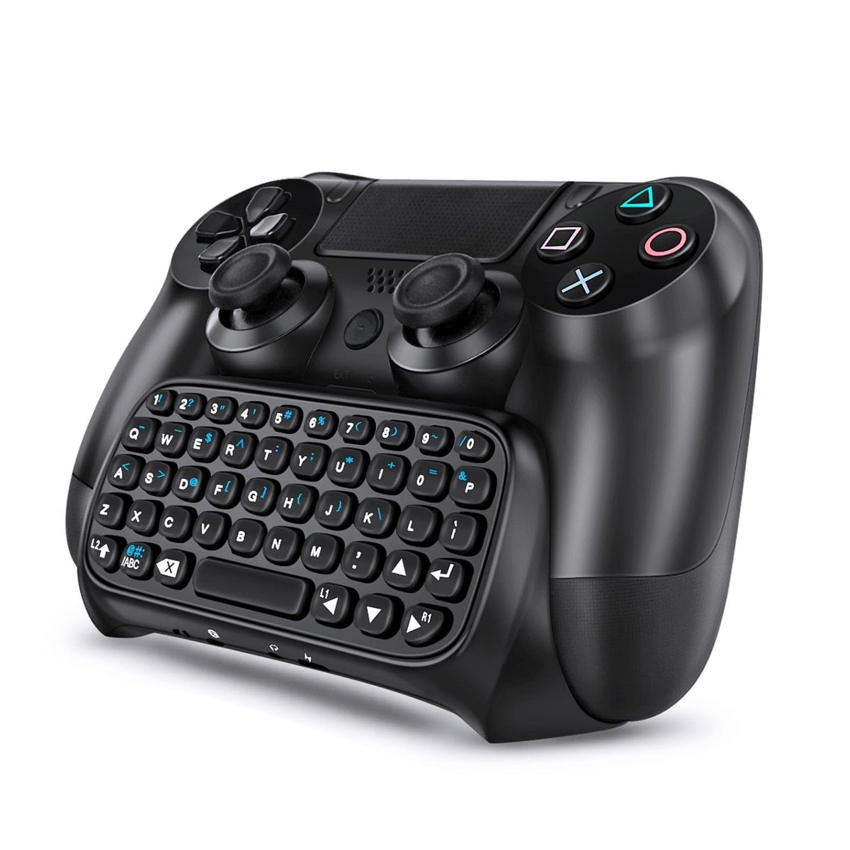 TNP PS4 Chatpad - PS4 Controller Keyboard Attachment Compact Design - The Ultimate QWERTY Gamepad Keyboard for Playstation4 Compatible with PS4 PS4 Slim and PS4 Pro