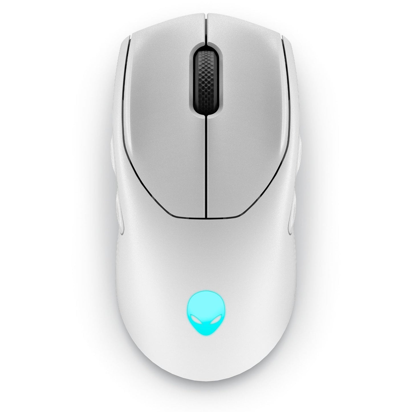 Alienware AW720M Tri-Mode Wireless Gaming Mouse - 2.4GHz Wireless Bluetooth 5.1 26 000 DPI 8-Fully Programmable Buttons Magnetic Snap Charging Adapter USB-A to USB-C Cable - Lunar Light