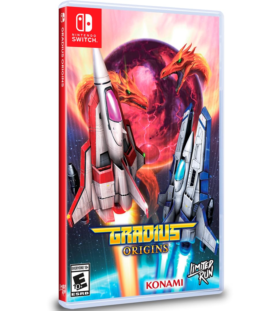 Gradius Origins with Salamander 3 Cover Art (Limited Run Games #279) - for Nintendo Switch