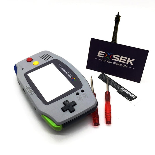 EXSEK GBA Housing Shell Pack - Limited SFC Edition for Gameboy Advance - SFC Color - Model EXGBASFC