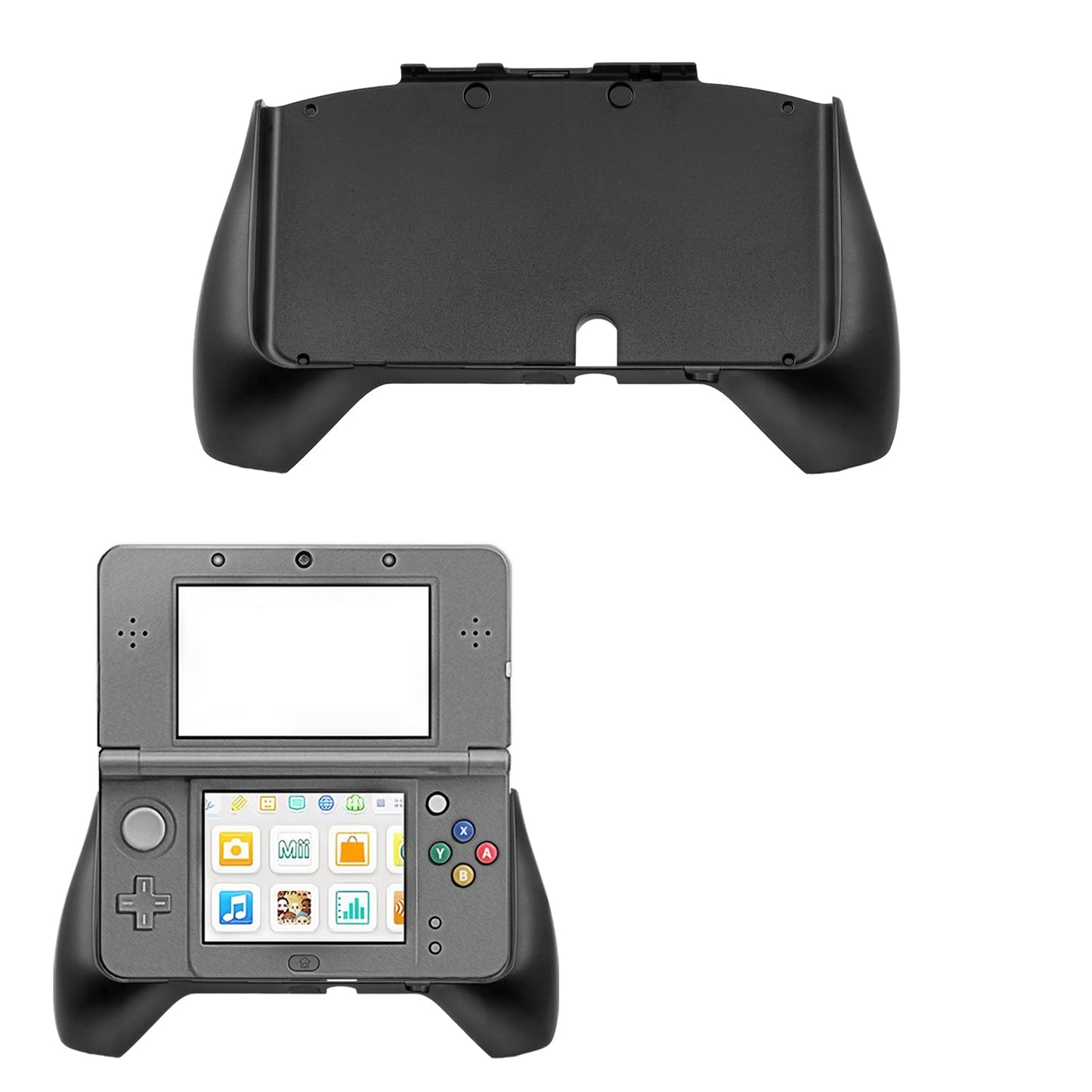 Gam3Gear Handle Grip with Stand for Nintendo New 3DS Black