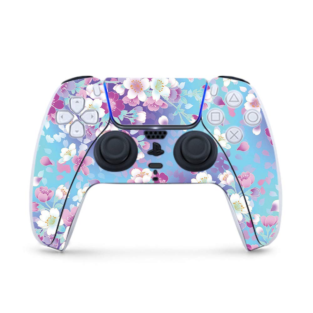 MightySkins Gaming Skin for PS5 / Playstation 5 Controller - in Bloom | Protective Viny wrap | Easy to Apply and Change Style | Made in The USA